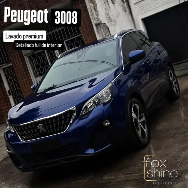 Peugeot 3008 · lavado premium y detallado full de interior