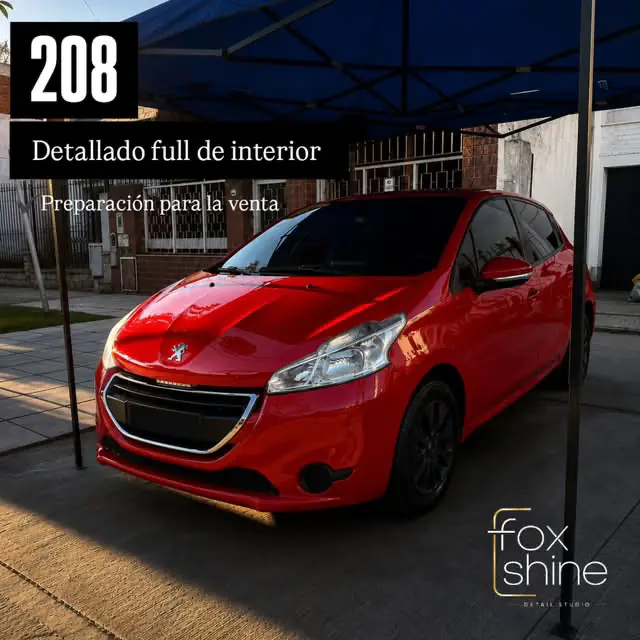 Peugeot 208 · detallado full de interior para la venta